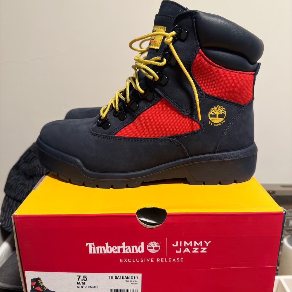 *RARE*Timberland Field Boots Size 7.5 Men’s Raekwon Exclusive Jimmy Jazz Release